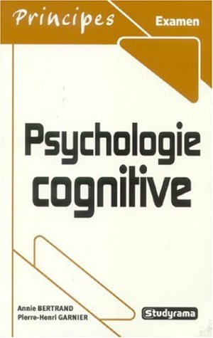 Beispielbild fr Psychologie cognitive zum Verkauf von Ammareal