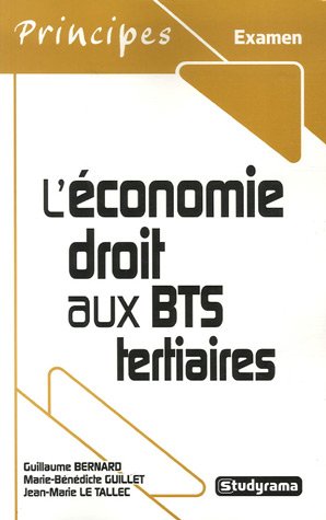 Beispielbild fr L'conomie et droit aux bts tertiaires zum Verkauf von Buchpark