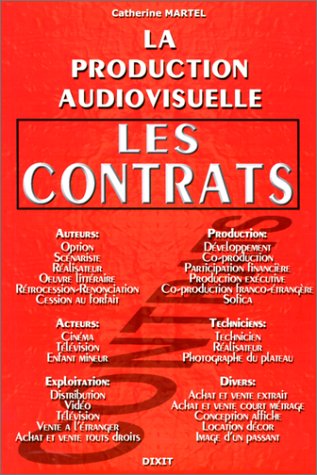 Stock image for Production audio. Les contrats for sale by Ammareal