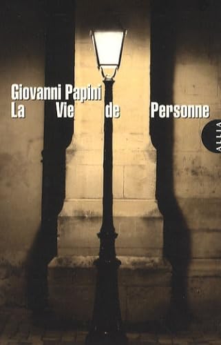 9782844852984: LA VIE DE PERSONNE