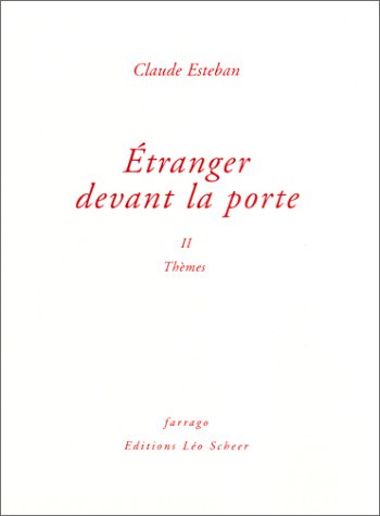Beispielbild fr Etranger devant la porte ii, themes vol2 zum Verkauf von Gallix