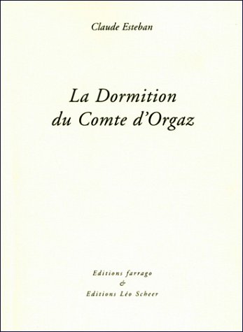 Beispielbild fr La Dormition du Comte d'Orgaz zum Verkauf von medimops