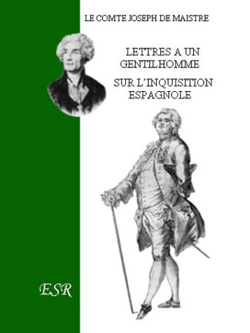 9782845193314: Lettres  un gentilhomme sur l'Inquisition espagnole