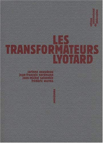 Stock image for LES TRANSFORMATEURS LYOTARD for sale by Big River Books