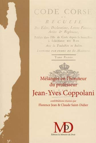 Imagen de archivo de Mlanges en l'honneur du professeur Jean-Yves Coppolani a la venta por ECOSPHERE