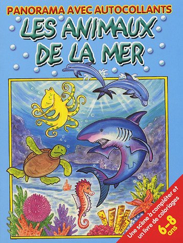 Stock image for Les animaux de la mer : Panorama avec autocollants for sale by medimops