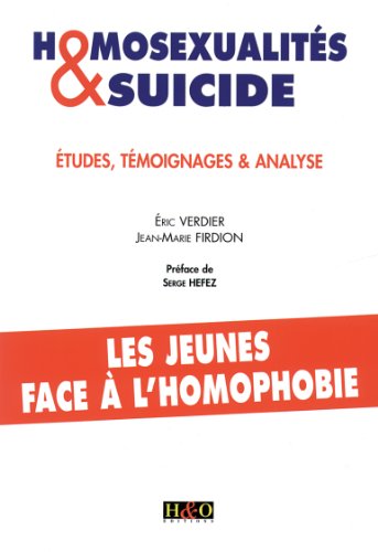 9782845470514: Homosexualits & suicide - tudes, tmoignages et analyse