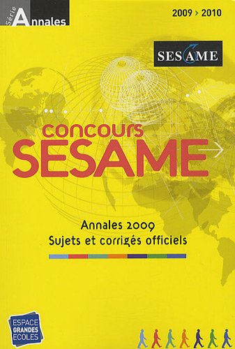 Beispielbild fr Concours Ssame : Annales, Sujets et corrigs officiels zum Verkauf von Ammareal