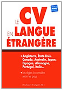 Stock image for Le CV en langue trangre for sale by Ammareal
