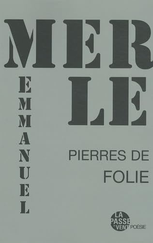 Imagen de archivo de Pierres de folie a la venta por medimops