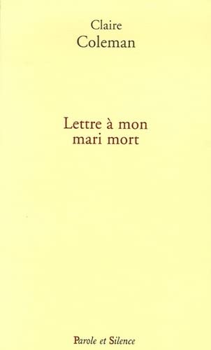 Stock image for lettres a mon mari mort for sale by Ammareal