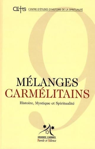 Beispielbild fr Melanges carmelitains 9 zum Verkauf von Buchpark