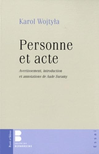 Stock image for Personne et acte (ned) for sale by Gallix