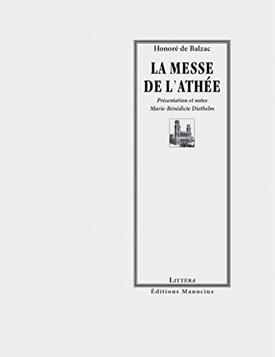 Beispielbild fr La messe de l'athe zum Verkauf von medimops