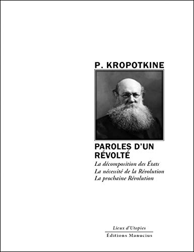 Stock image for Paroles d'un rvolt for sale by Librairie La Canopee. Inc.