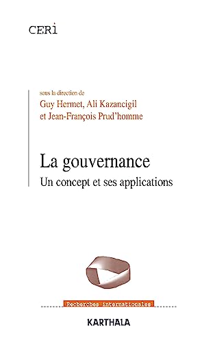 La gouvernance - un concept et ses applications (9782845865778) by [???]