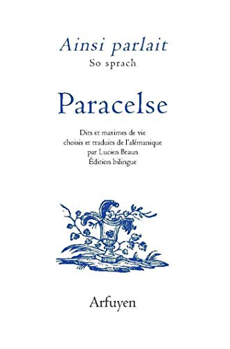 Stock image for Paracelse : Edition bilingue almanique - franais for sale by Revaluation Books