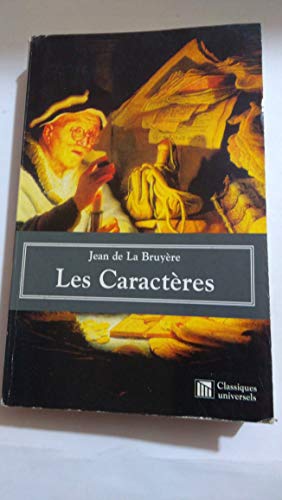 Stock image for Les Caracteres. for sale by Powell's Bookstores Chicago, ABAA