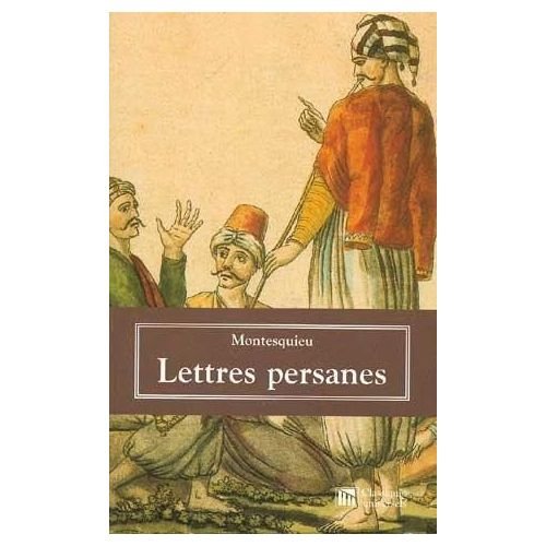 Stock image for LETTRES PERSANES for sale by Green Ink Booksellers