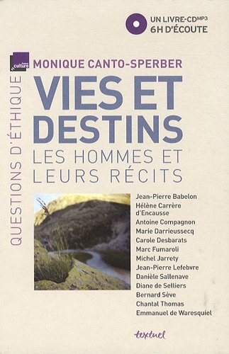 Beispielbild fr vies et destins les hommes et leurs rcits zum Verkauf von LiLi - La Libert des Livres