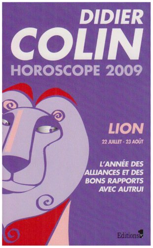 Stock image for Lion: Horoscope 2009 for sale by medimops