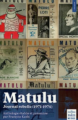 Beispielbild fr Matulu: Journal rebelle (1971-1974) zum Verkauf von Gallix