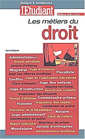 Stock image for Les mtiers du droit, nouvelle dition for sale by Librairie Th  la page