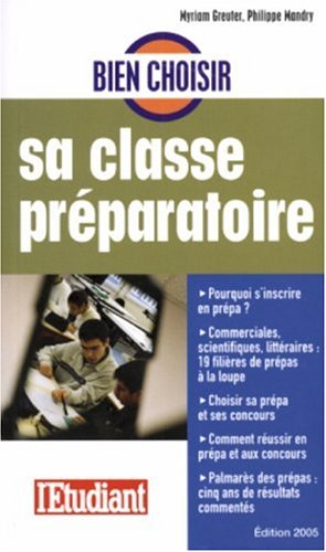 Stock image for BIEN CHOISIR SA CLASSE PREPARATOIRE for sale by LiLi - La Libert des Livres