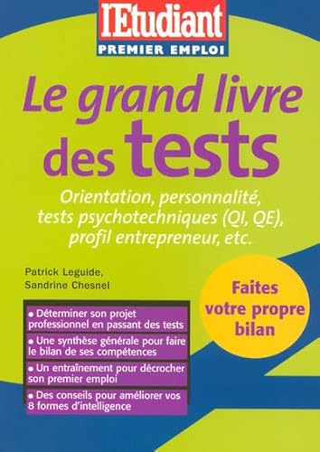 Imagen de archivo de Le grand livre des tests a la venta por medimops