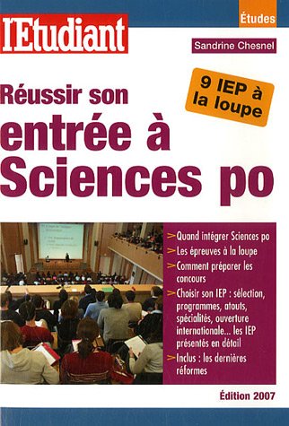 Imagen de archivo de Russir son entre  Sciences po. quand intgrer Sciences po, les preuves  la loupe, comment prparer les concours. a la venta por Chapitre.com : livres et presse ancienne