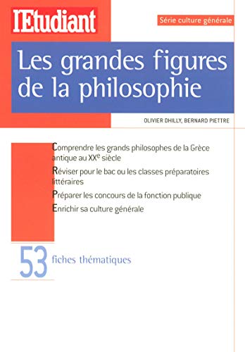 Beispielbild fr Les grandes figures de la philosophie : Les grands philosophes de la Grce antique au XXe sicle zum Verkauf von medimops