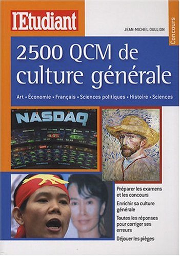 Beispielbild fr 2500 QCM de culture gnrale zum Verkauf von Ammareal