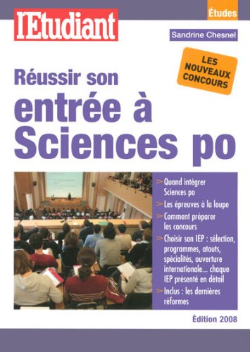 Beispielbild fr Russir son entre  Sciences po zum Verkauf von Ammareal