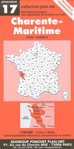 9782846670166: Carte routire : Charente-Maritime