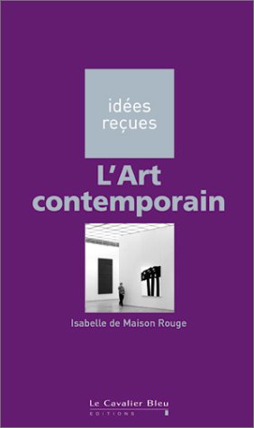 Beispielbild fr L'Art contemporain zum Verkauf von medimops