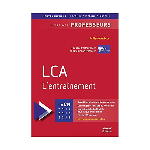 Beispielbild fr LCA - L'entranement : Livre des professeurs zum Verkauf von Ammareal