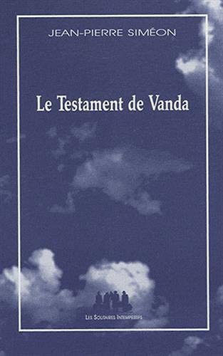 Beispielbild fr Le Testament de Vanda zum Verkauf von medimops