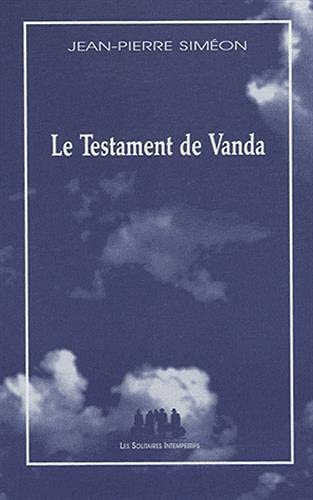 Stock image for Le Testament de Vanda for sale by medimops