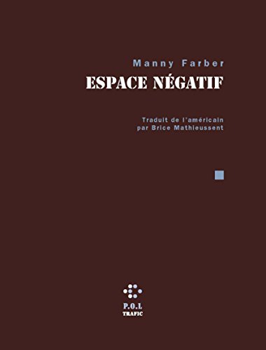 Stock image for Espace ngatif for sale by Revaluation Books