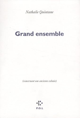 Beispielbild fr Grand Ensemble (concernant Une Ancienne Colonie) zum Verkauf von RECYCLIVRE