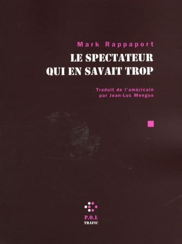 Stock image for Le spectateur qui en savait trop for sale by Revaluation Books