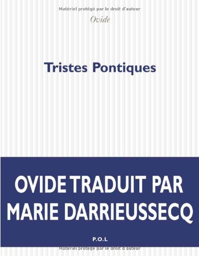 Tristes Pontiques (9782846824958) by Ovide
