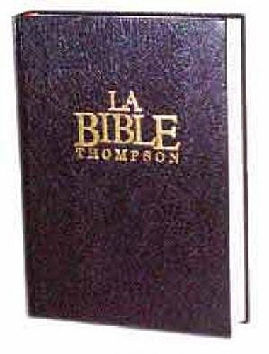 BIBLE THOMPSON CART. GRENAT AVEC ONGLET (9782847001792) by COLLECTIF