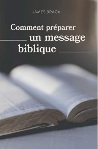 Beispielbild fr Comment prparer un message biblique zum Verkauf von Gallix