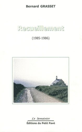 9782847120738: Recueillement (1985-1986)