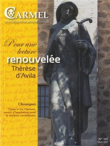 Imagen de archivo de POUR UNE LECTURE RENOUVELEE DE THERESE AVILA [Reli] a la venta por BIBLIO-NET