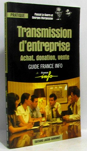 Stock image for Transmission d'entreprise for sale by Ammareal