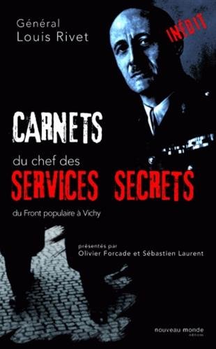 Stock image for Carnets du chef des services secrets 1936/1944 for sale by medimops