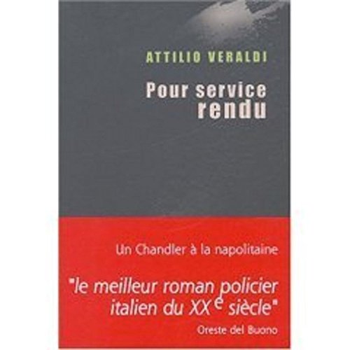 Stock image for Pour service rendu for sale by A TOUT LIVRE