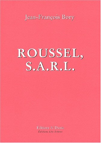 Beispielbild fr Roussel, s.a.r.l. [Broch] bory jean-francois zum Verkauf von La bataille des livres